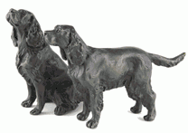 Dog Bronze Sculptures
