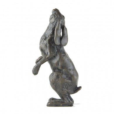 Bronze Hare Sculpture: Star Gazing Hare by Sue Maclaurin