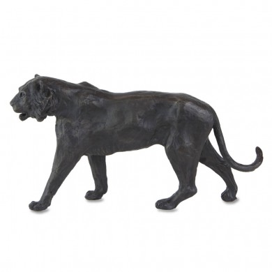 Bronze Tiger Sculpture: Prowling Tiger by Sue Maclaurin