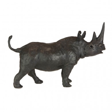 Bronze Rhino Sculpture: Bull Rhinoceros by Jonathan Sanders **New!**