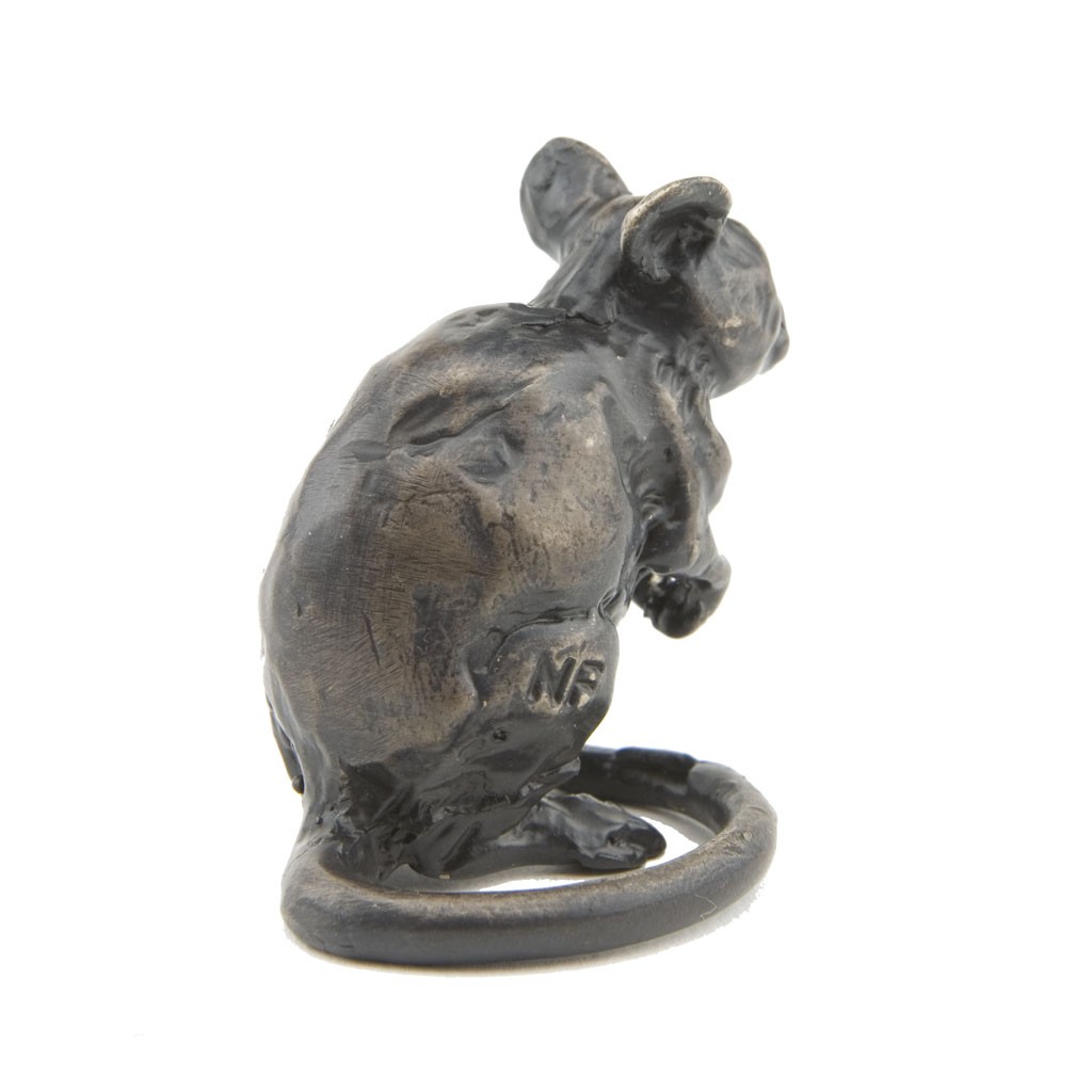 Sue Maclaurin Sitting Mouse Maquette Solid Bronze Sculpture Nelson /& Forbes