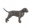 Bronze Dog Sculpture: Staffordshire Bull Terrier by Sue Maclaurin