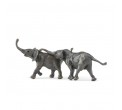 Bronze Elephant Sculpture: Follow Me II by Jonathan Sanders