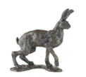 Bronze Hare Sculpture: Large Hare All Ears by Sue Maclaurin