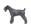 Bronze Dog Sculpture: Miniature Schnauzer (Docked) by Sue Maclaurin **New!!**