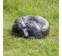 Bronze Dog Sculpture: Lying Setter (Life Size) by Elizabeth Foster **NEW!**