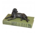 Bronze Dog Sculpture: Lying Labrador by Sue Maclaurin **New!!**