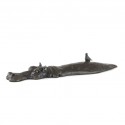 Bronze Hippo Sculpture: Wallowing Hippopotamus by Jonathan Sanders