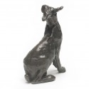Bronze Hare Sculpture: Listening Hare by Sue Maclaurin
