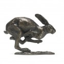 Bronze Hare Sculpture: Running Hare by Sue Maclaurin