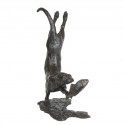 Bronze Otter Sculpture: Diving Otter by Sue Maclaurin