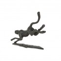 Bronze Cheetah Sculpture: Large Flying Cheetah Jonathan Sanders