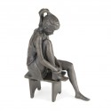 Wedgwood Museum Original Bronze Sculpture: Large Resting Dancer