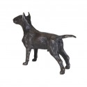 Bronze Dog Sculpture: Standing Bull Terrier by Sue Maclaurin 