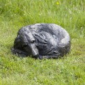 Bronze Dog Sculpture: Lying Setter by Elizabeth Foster
