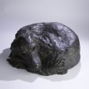 Bronze Dog Sculpture: Lying Setter by Elizabeth Foster