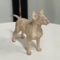 Bronze Dog Sculpture: Standing Bull Terrier by Sue Maclaurin 