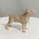 Bronze Dog Sculpture: Standing Bull Terrier by Sue Maclaurin 