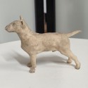 Bronze Dog Sculpture: Standing Bull Terrier by Sue Maclaurin 