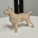 Bronze Dog Sculpture: Standing Bull Terrier by Sue Maclaurin 