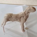 Bronze Dog Sculpture: Standing Bull Terrier by Sue Maclaurin 