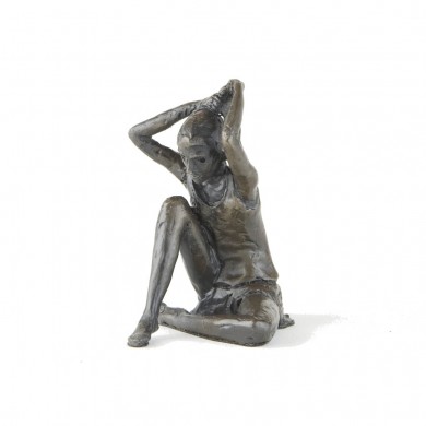 Wedgwood Museum Original Bronze Sculpture: Girl Tying Hair