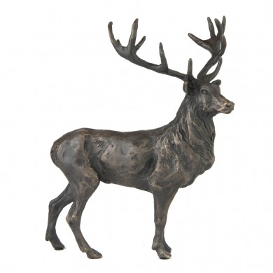 Bronze Stag Sculpture: Stag by Sue Maclaurin