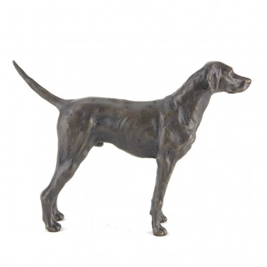 Bronze Dog Sculpture: Vizsla
