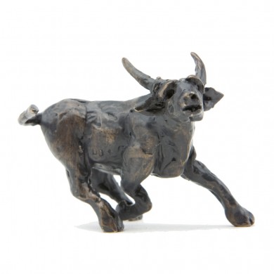 Bronze Buffalo Sculpture: Water Buffalo Maquette by Jonathan Sanders