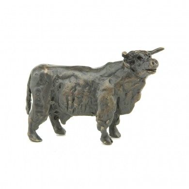 Bronze Bull Sculpture: Bull Maquette by Jonathan Sanders