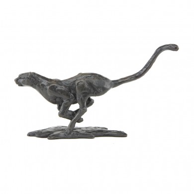 Bronze Cheetah Sculpture: Racing Cheetah by Jonathan Sanders