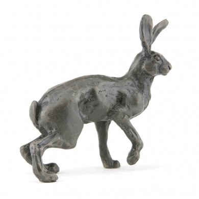 Bronze Hare Sculpture: Hare All Ears by Sue Maclaurin