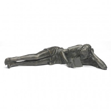 Wedgwood Museum Original Bronze Sculpture: Large Reading Boy by Jonathan Sanders