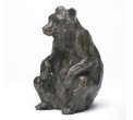 Bronze Bear Sculpture: Seated Bear by Sue Maclaurin