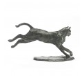 Bronze Cat Sculpture: Bounding Cat by Sue Maclaurin