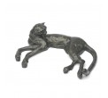 Bronze Cheetah Sculpture: Lying Cheetah by Jonathan Sanders