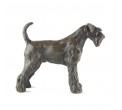 Bronze Dog Sculpture: Miniature Schnauzer by Sue Maclaurin