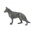 Bronze Dog Sculpture: Standing German Shepherd by Sue Maclaurin