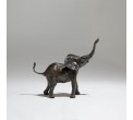 Bronze Elephant Sculpture: Large Baby Elephant by Jonathan Sanders