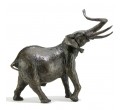 Bronze Elephant Sculpture: Large Bull Elephant by Jonathan Sanders