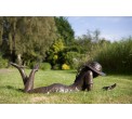 Wedgwood Museum Original Bronze Sculpture: Garden Lying Girl by Jonathan Sanders