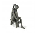 Wedgwood Museum Original Bronze Sculpture: Sitting Girl by Jonathan Sanders