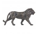 Bronze Lion Sculpture: Walking Lion by Sue Maclaurin
