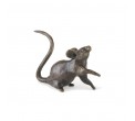 Bronze Mouse Sculpture: Sitting Mouse by Jonathan Sanders