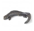Bronze Newt Sculpture: Great Crested Newt by Jonathan Sanders (Life Size)