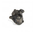 Bronze Panda Sculpture: Rolling Baby Panda by Sue Maclaurin