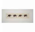 Limited Edition Elephant Print: Study for Running Baby Elephants by Jonathan Sanders