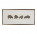 Limited Edition Hippo Print: Study for Hippopotamus by Jonathan Sanders (Framed)