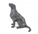 Bronze Dog Sculpture: Sitting Labrador II by Sue Maclaurin