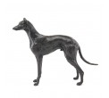 Bronze Dog Sculpture: Standing Greyhound by Sue Maclaurin